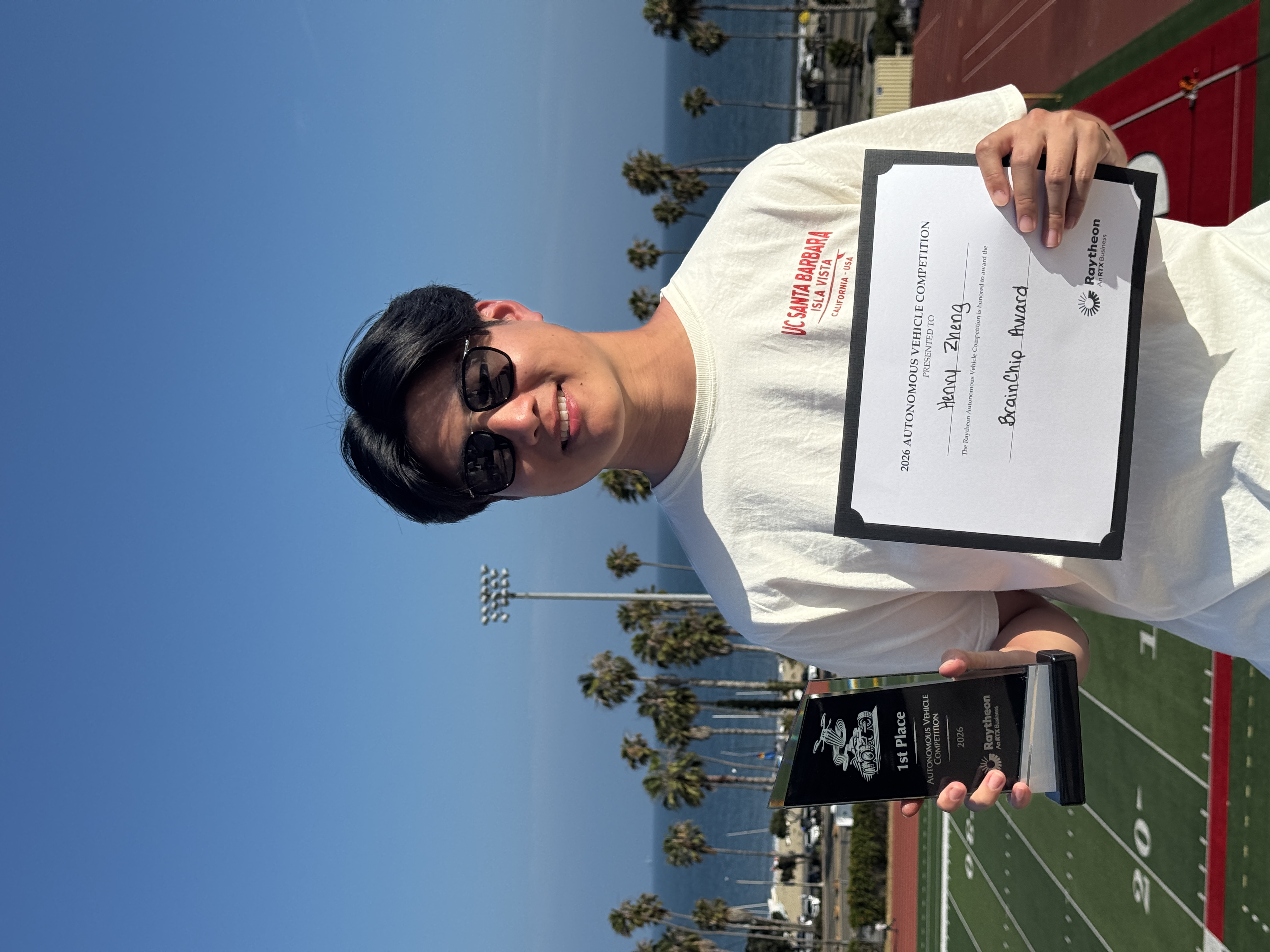 UCSB team wins first place at the Raytheon Autonomous Vehicle Competition