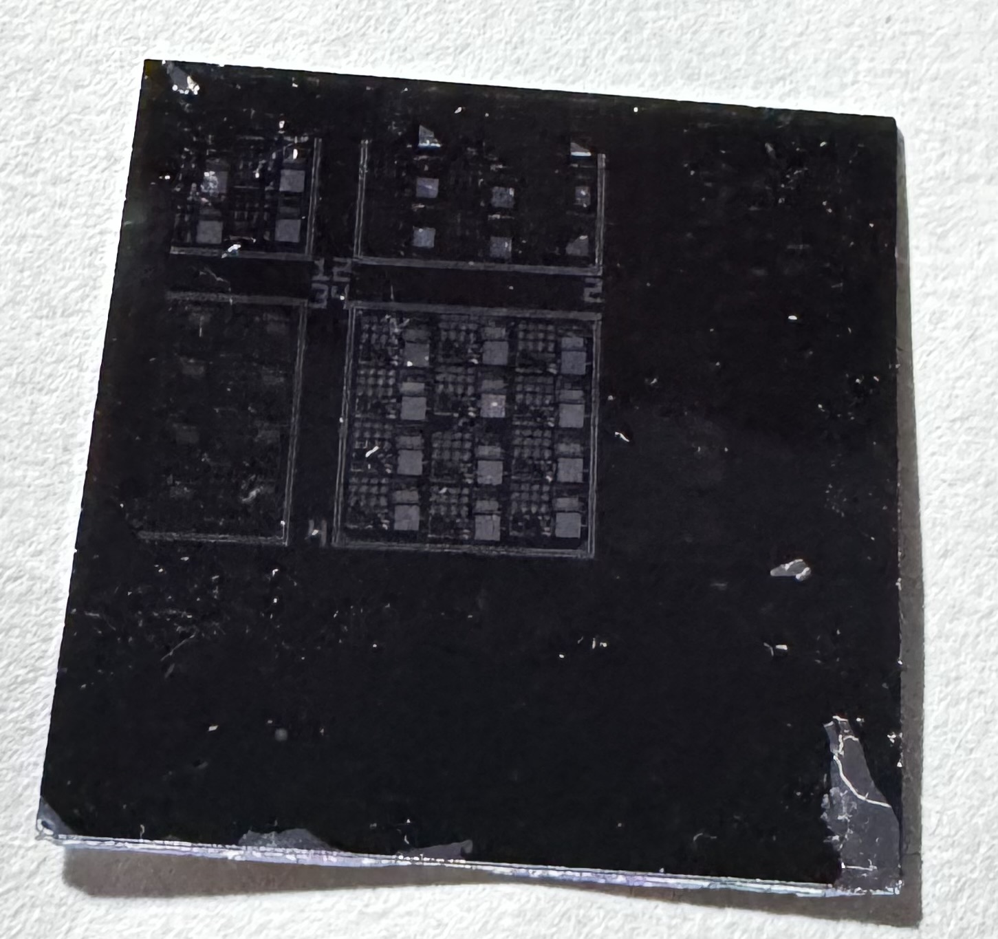 Four-Mask NMOS Chip Fabrication